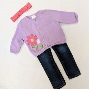 Hanna Andersson baby sweater - size 3-6mo (60)